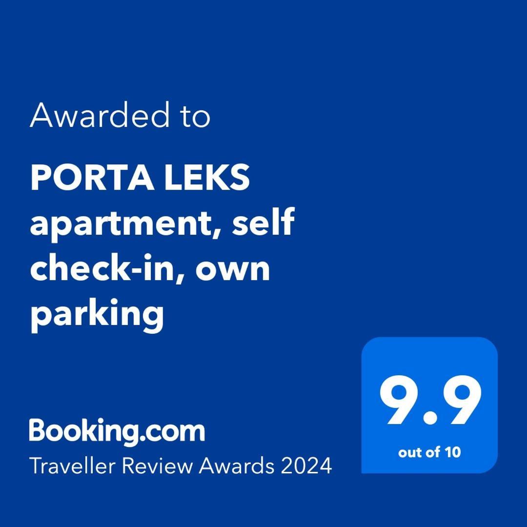 Porta Leks Apartment, Self Check-In, Own Parking Üsküp Dış mekan fotoğraf